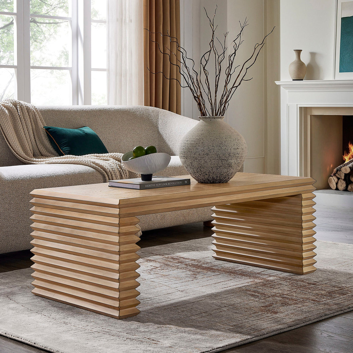 Canto Rectangular Stacked Design Coffee Table by Modway, photo 7 of 7
