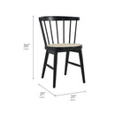 Lykke Curved Spindle Back Dining Chairs Set of 2 by Modway by HouseOfZazla