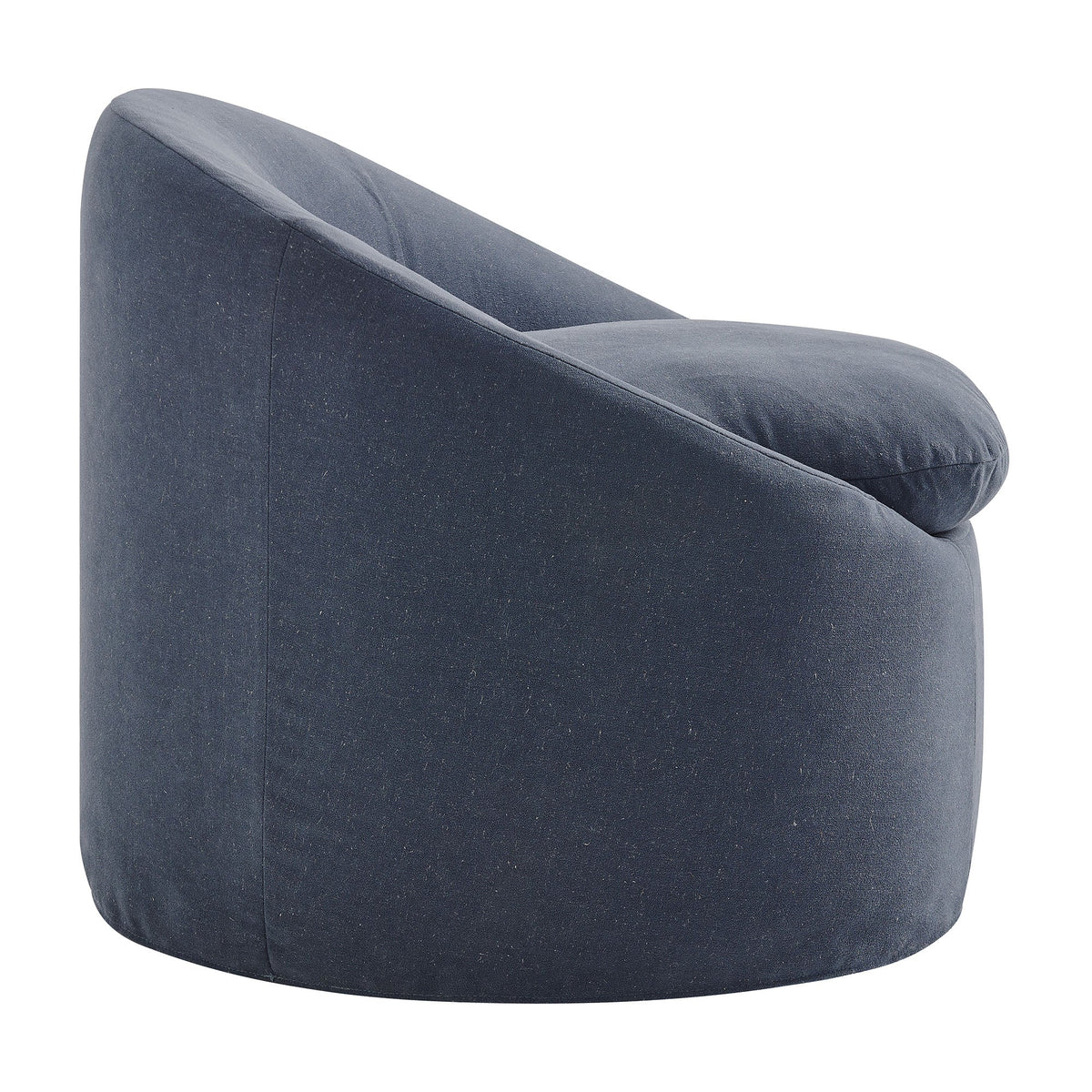 Sadie Slipcovered Linen-Blend Round Accent Chair by Modway, photo 22 of 40
