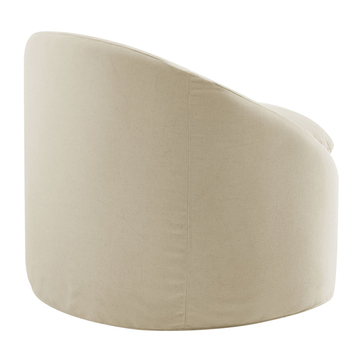 Sadie Slipcovered Linen-Blend Round Accent Chair by Modway, photo 31 of 40