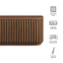 Fortitude 75" Curved Sideboard Storage Cabinet by Modway by HouseOfZazla