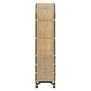 Jane 71 Inch Tall Arched Natural Rattan Bookshelf by Modway by HouseOfZazla