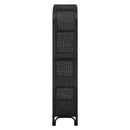 Celeste 67 Inch Tall Arched Natural Rattan Bookshelf by Modway by HouseOfZazla