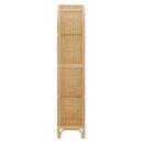 Celeste 67 Inch Tall Arched Natural Rattan Bookshelf by Modway by HouseOfZazla