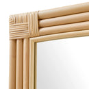 Corsica Curved Rectangle Rattan Wall Mirror by Modway by HouseOfZazla