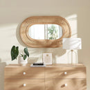 Sovana Oval Rattan Wall Mirror by Modway by HouseOfZazla