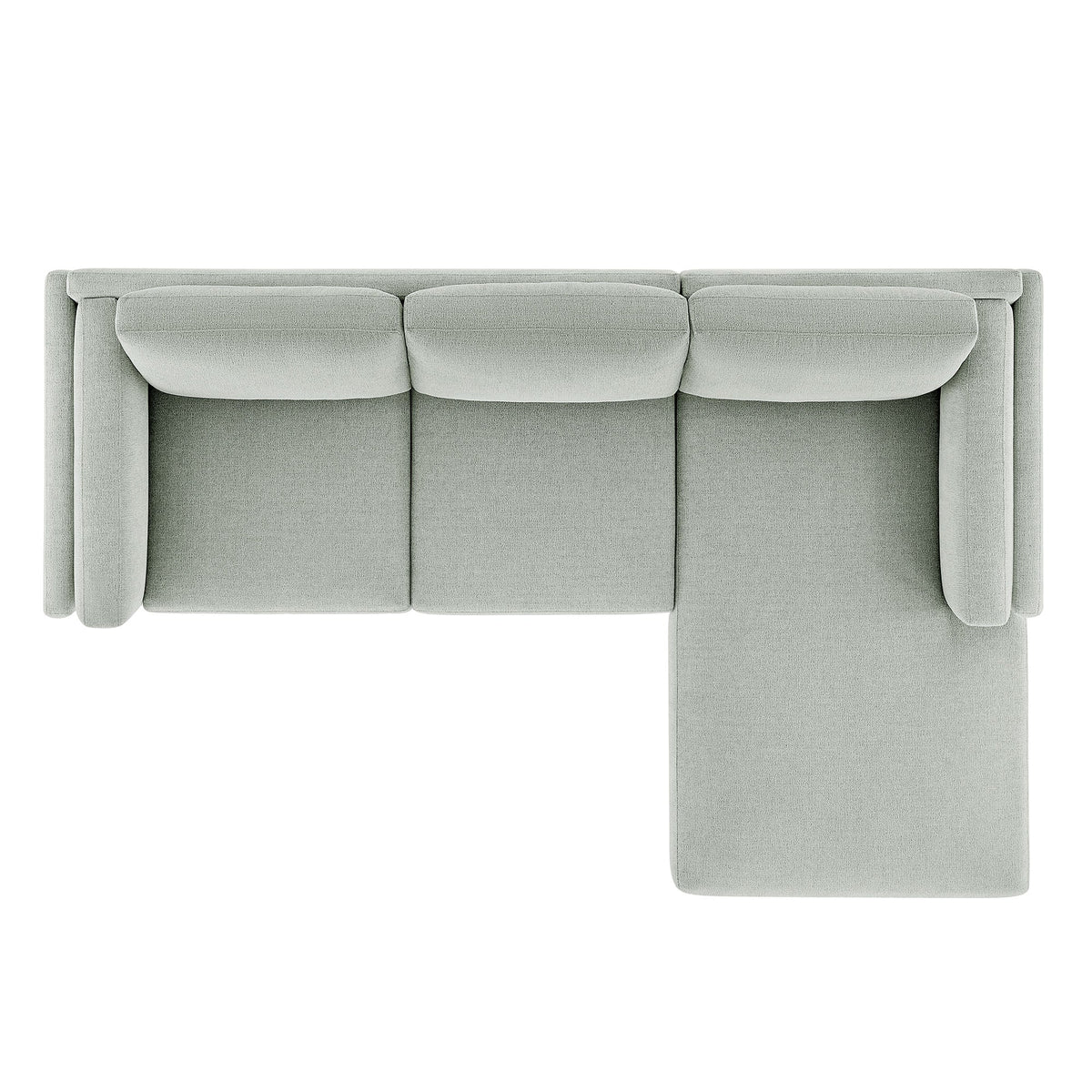 Roscoe Right-Facing Fabric Sectional Sofa with Chaise by Modway, photo 15 of 21