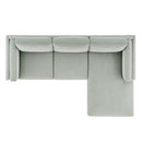 Roscoe Right-Facing Fabric Sectional Sofa with Chaise by Modway by HouseOfZazla