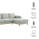 Roscoe Right-Facing Fabric Sectional Sofa with Chaise by Modway by HouseOfZazla
