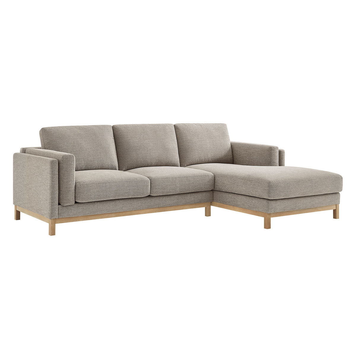 Roscoe Right-Facing Fabric Sectional Sofa with Chaise by Modway, photo 20 of 21