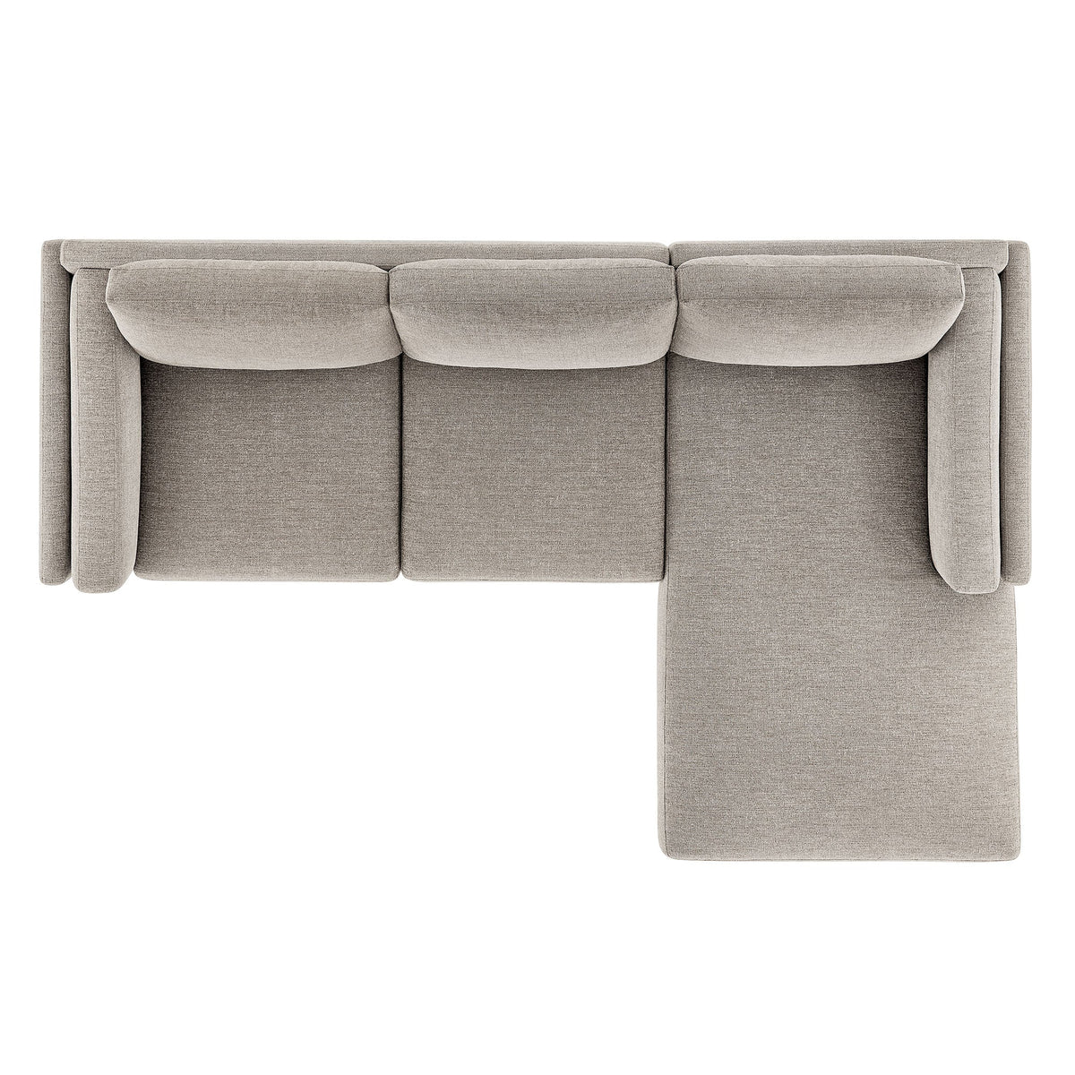 Roscoe Right-Facing Fabric Sectional Sofa with Chaise by Modway, photo 14 of 21