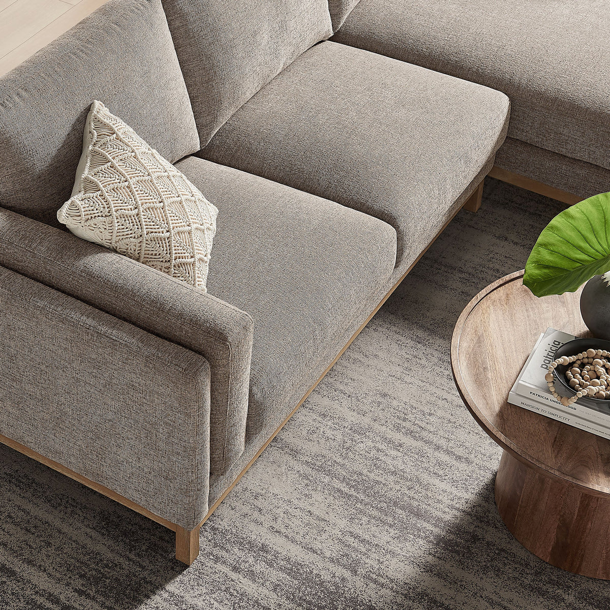 Roscoe Right-Facing Fabric Sectional Sofa with Chaise by Modway, photo 8 of 21