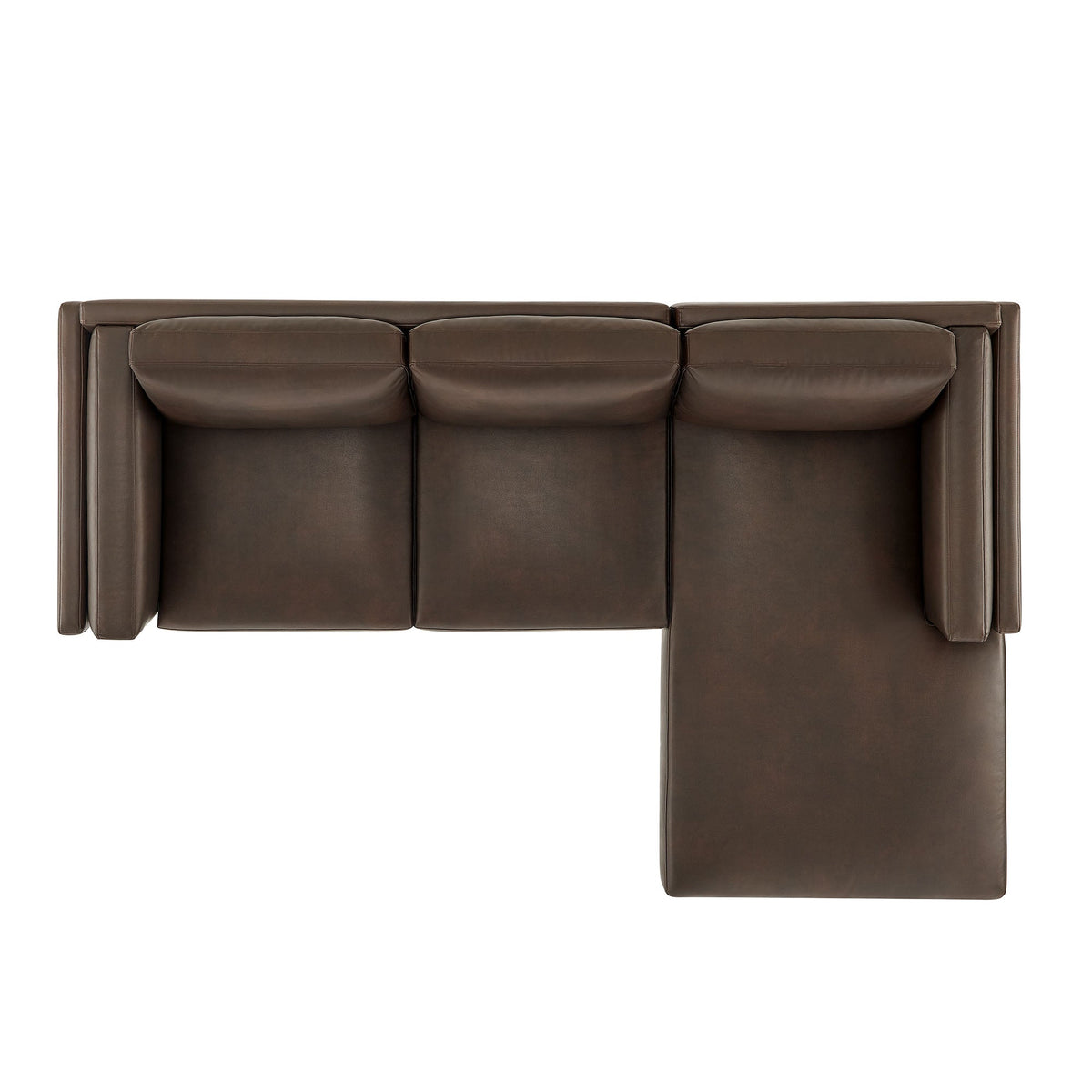 Roscoe Right-Facing Vegan Leather Sectional Sofa with Chaise by Modway, photo 11 of 14