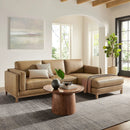 Roscoe Right-Facing Vegan Leather Sectional Sofa with Chaise by Modway by HouseOfZazla