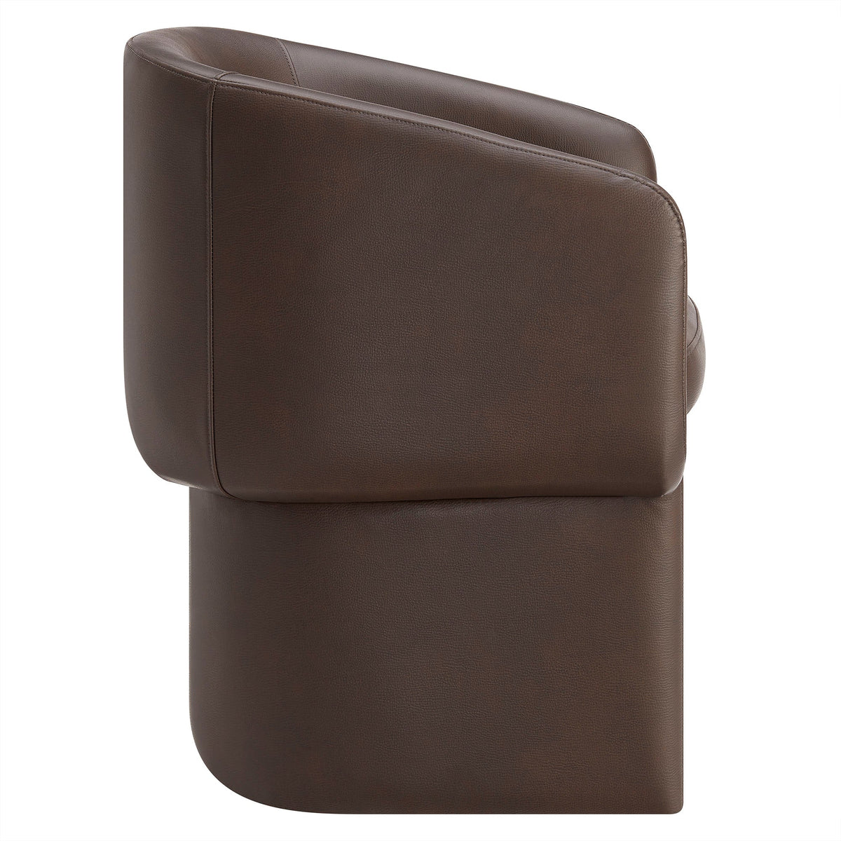 Verity Barrel Back Vegan Leather Dining Chair by Modway, photo 4 of 14