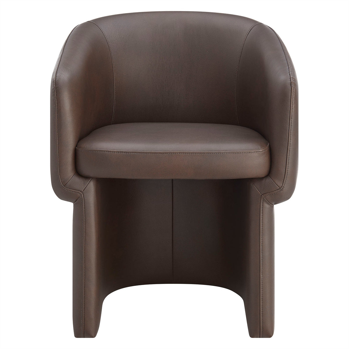 Verity Barrel Back Vegan Leather Dining Chair by Modway, photo 6 of 14