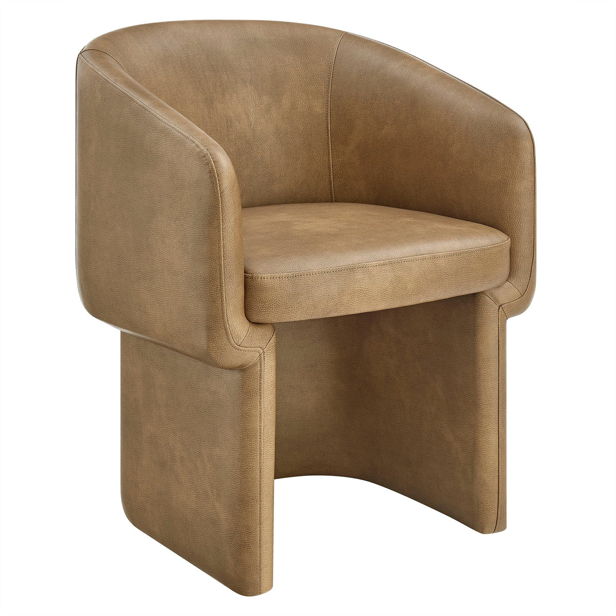 Verity Barrel Back Vegan Leather Dining Chair by Modway, photo 14 of 14