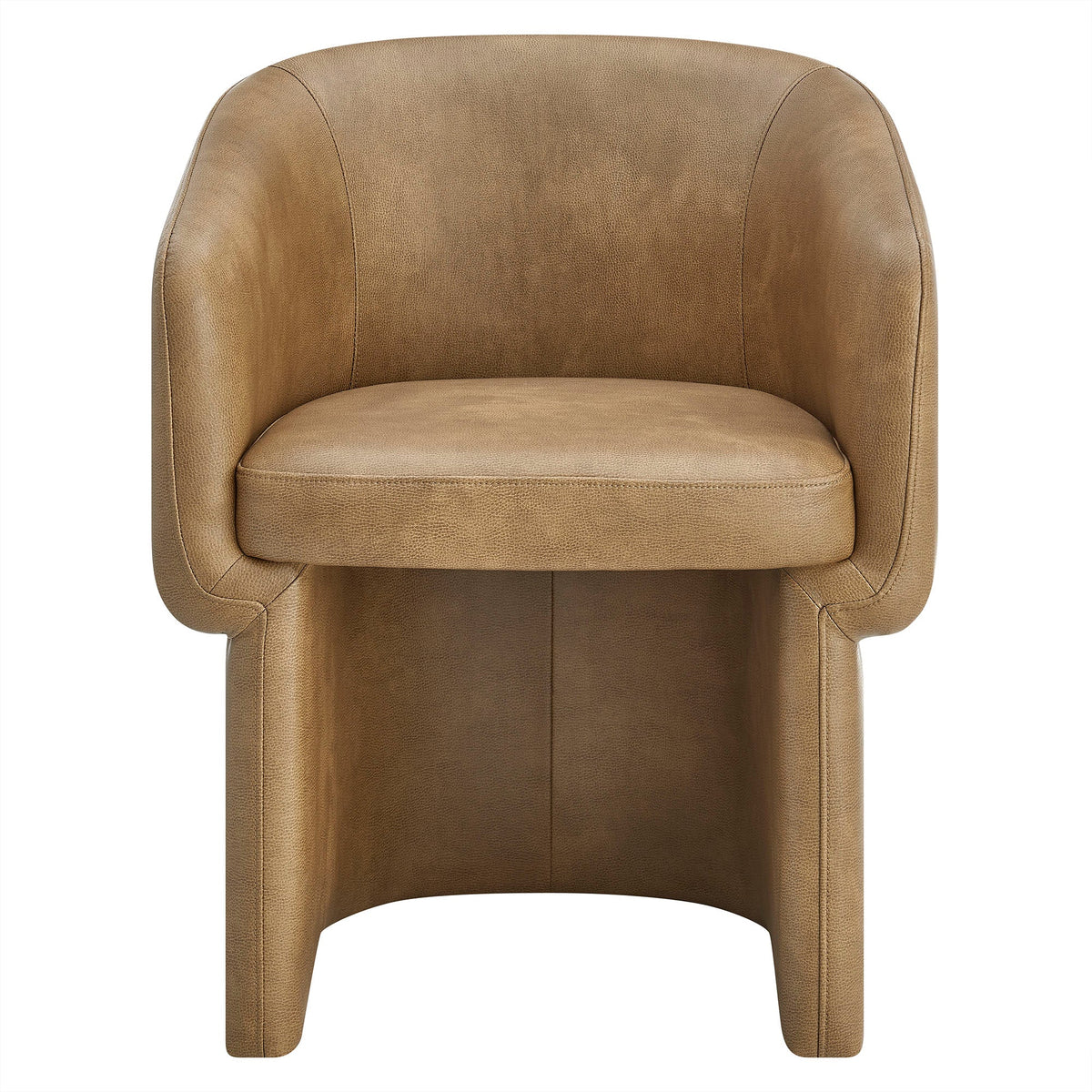 Verity Barrel Back Vegan Leather Dining Chair by Modway, photo 9 of 14