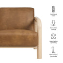 Sereno Vegan Leather Accent Chair by Modway by HouseOfZazla