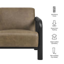 Sereno Vegan Leather Accent Chair by Modway by HouseOfZazla