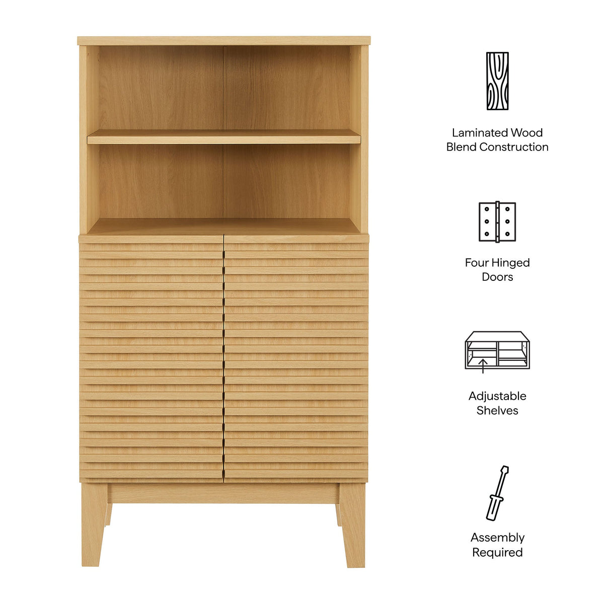 Render Freestanding Bathroom Storage Cabinet by Modway, photo 2 of 14