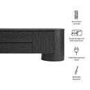 Duval 71 Inch Oval TV Cabinet by Modway by HouseOfZazla