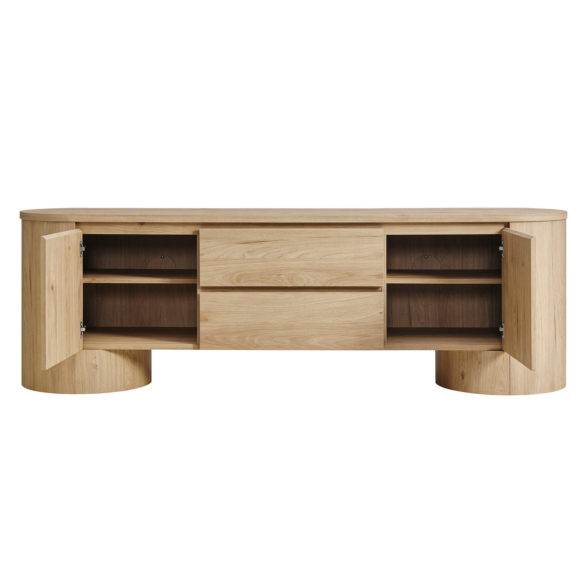 Duval 71 Inch Oval TV Cabinet by Modway, photo 9 of 14