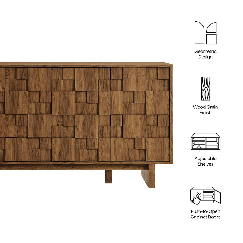 Owen 59 Inch 4 Door Geometric Sideboard by Modway, photo 3 of 7