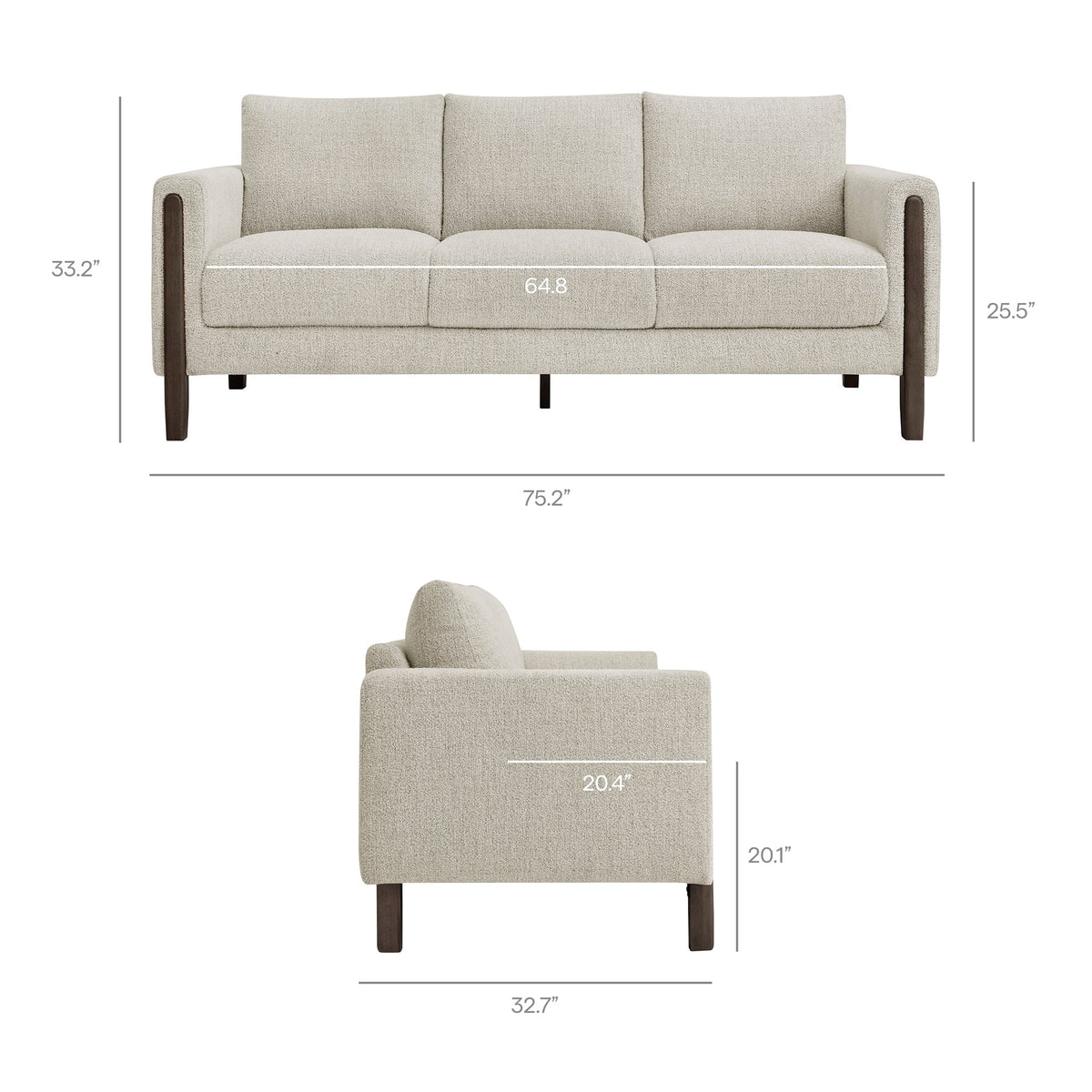 Hawken Boucle Fabric Sofa by Modway, photo 19 of 21