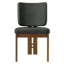 Alba Armless Upholstered Dining Chairs Set of 2 by HouseOfZazla