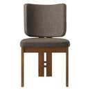 Alba Armless Upholstered Dining Chairs Set of 2 by HouseOfZazla