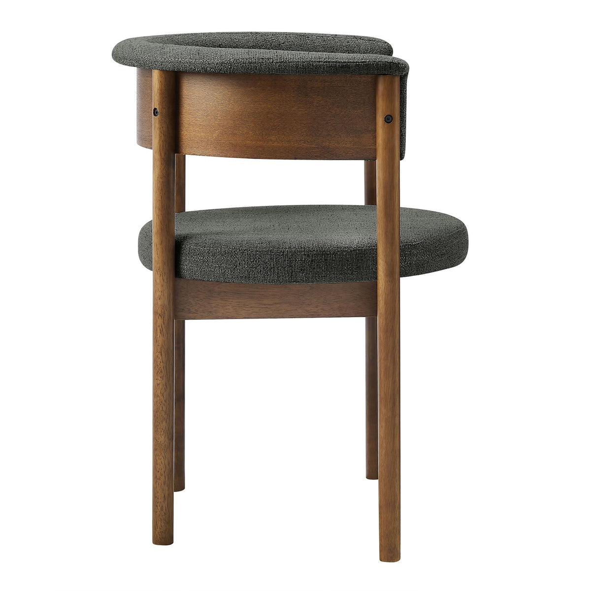 Clea Curved Upholstered Dining Chairs Set of 2, photo 10 of 14