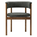 Clea Curved Upholstered Dining Chairs Set of 2 by HouseOfZazla