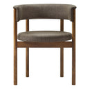 Clea Curved Upholstered Dining Chairs Set of 2 by HouseOfZazla