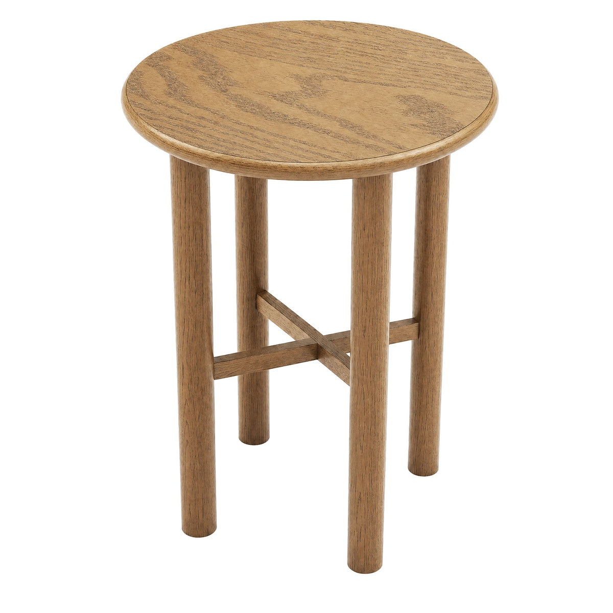Alvia Round 30" Oak Wood Bar Table by Modway, photo 11 of 14