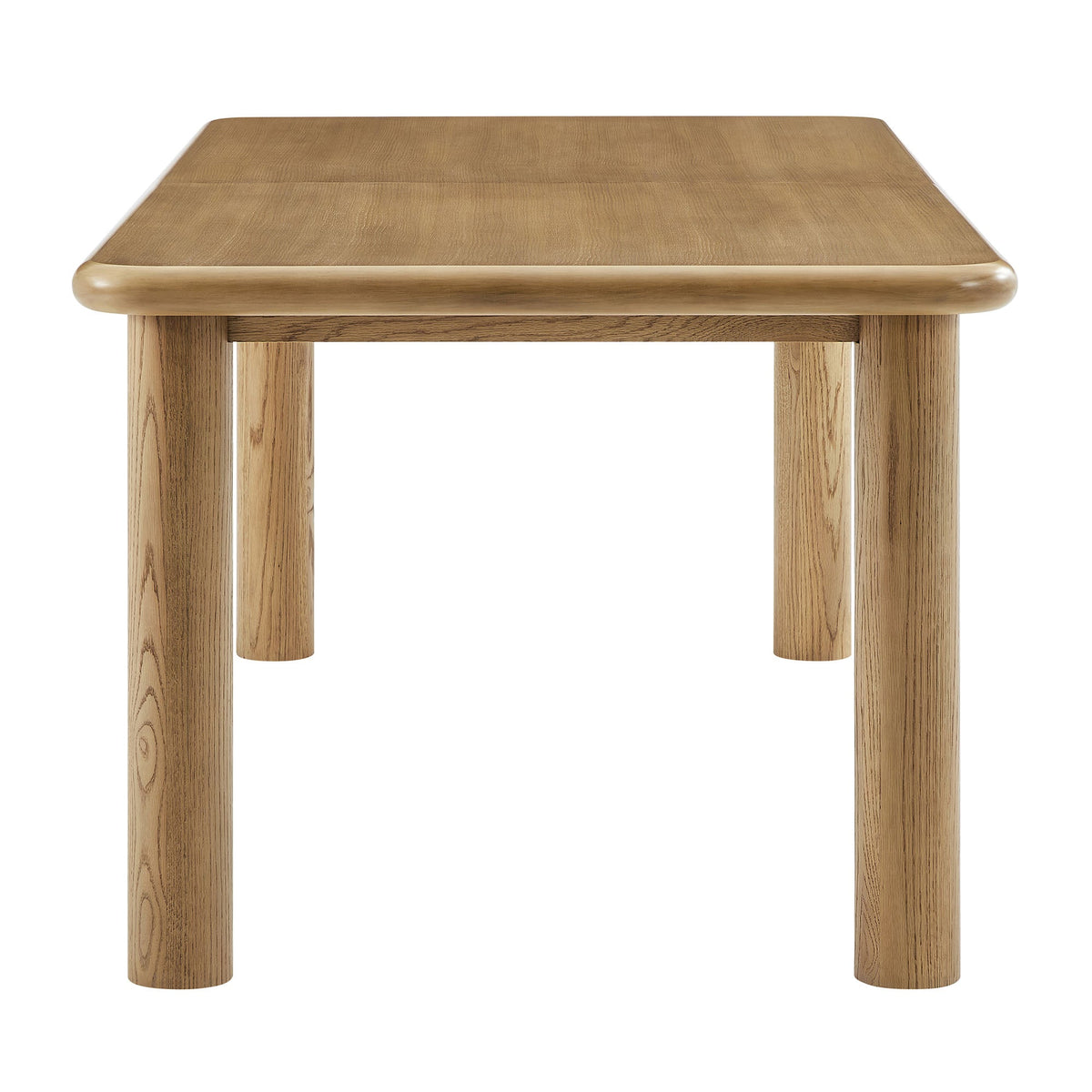 Alvia 86"-105" Extendable Rectangular Oak Wood Dining Table by Modway, photo 14 of 20