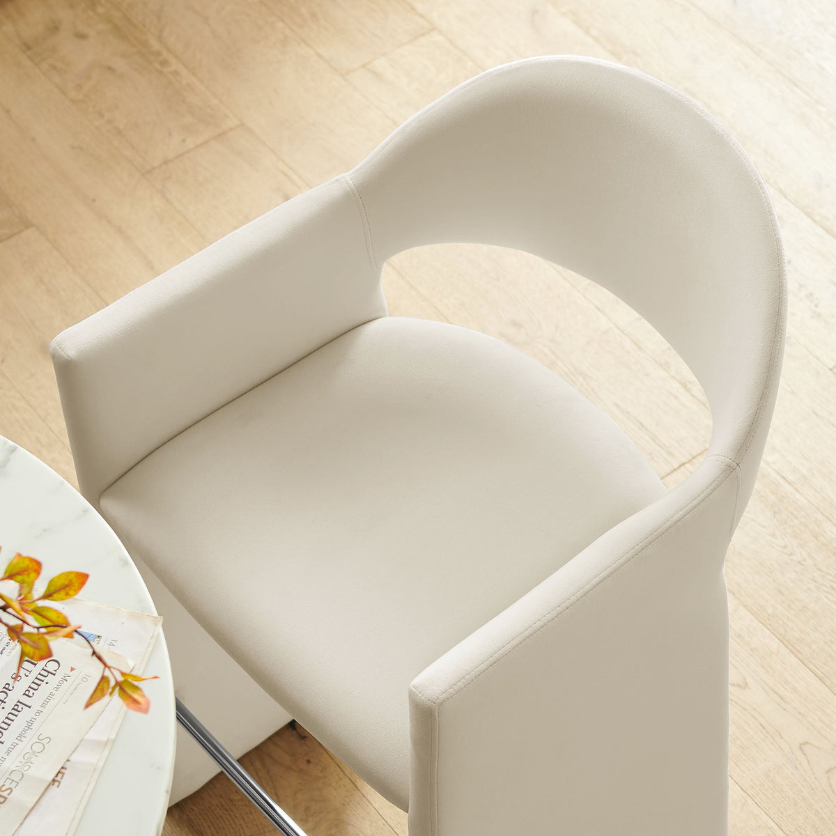 Talia 41 Inch Performance Velvet Bar Stool by Modway, photo 9 of 40