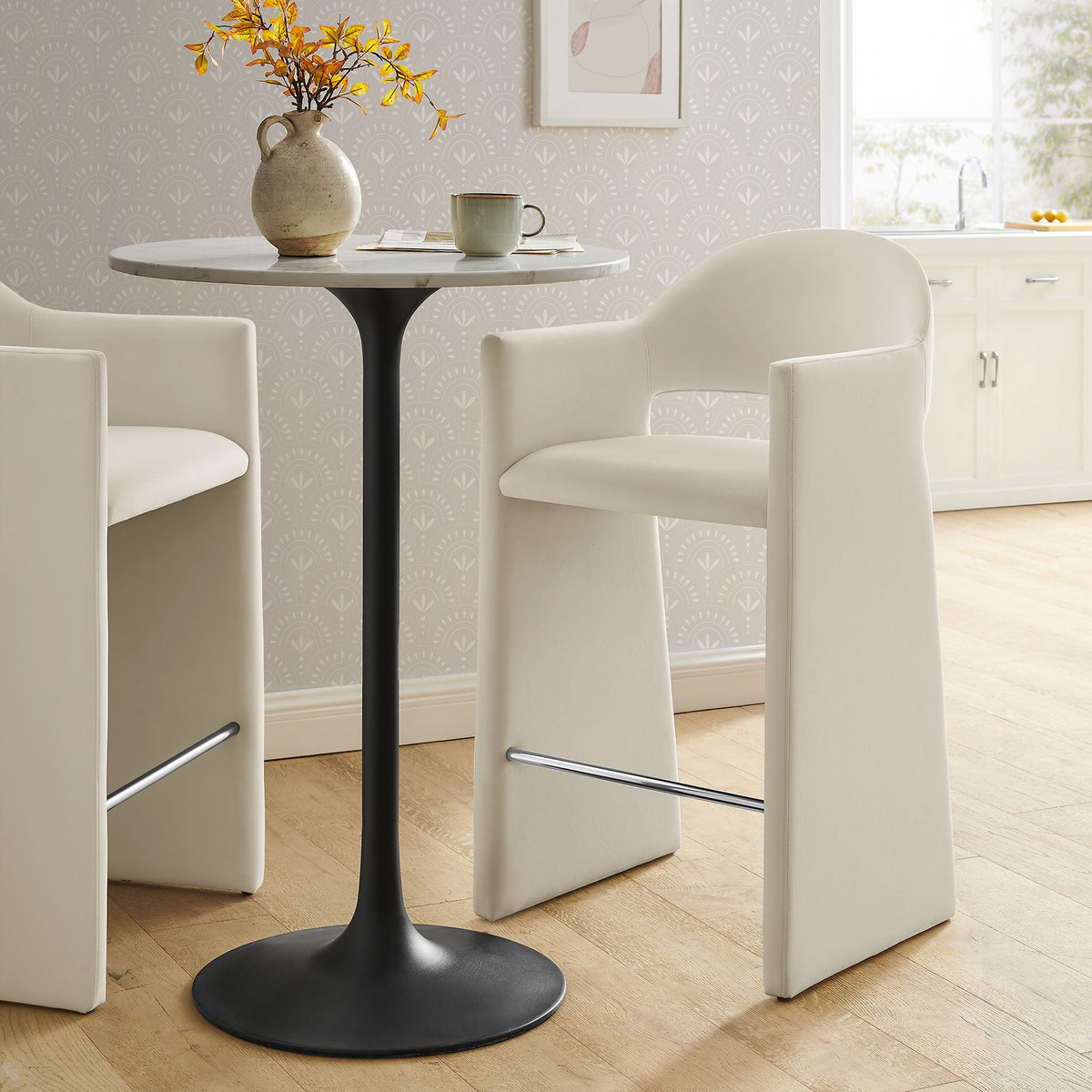 Talia 41 Inch Performance Velvet Bar Stool by Modway, photo 8 of 40