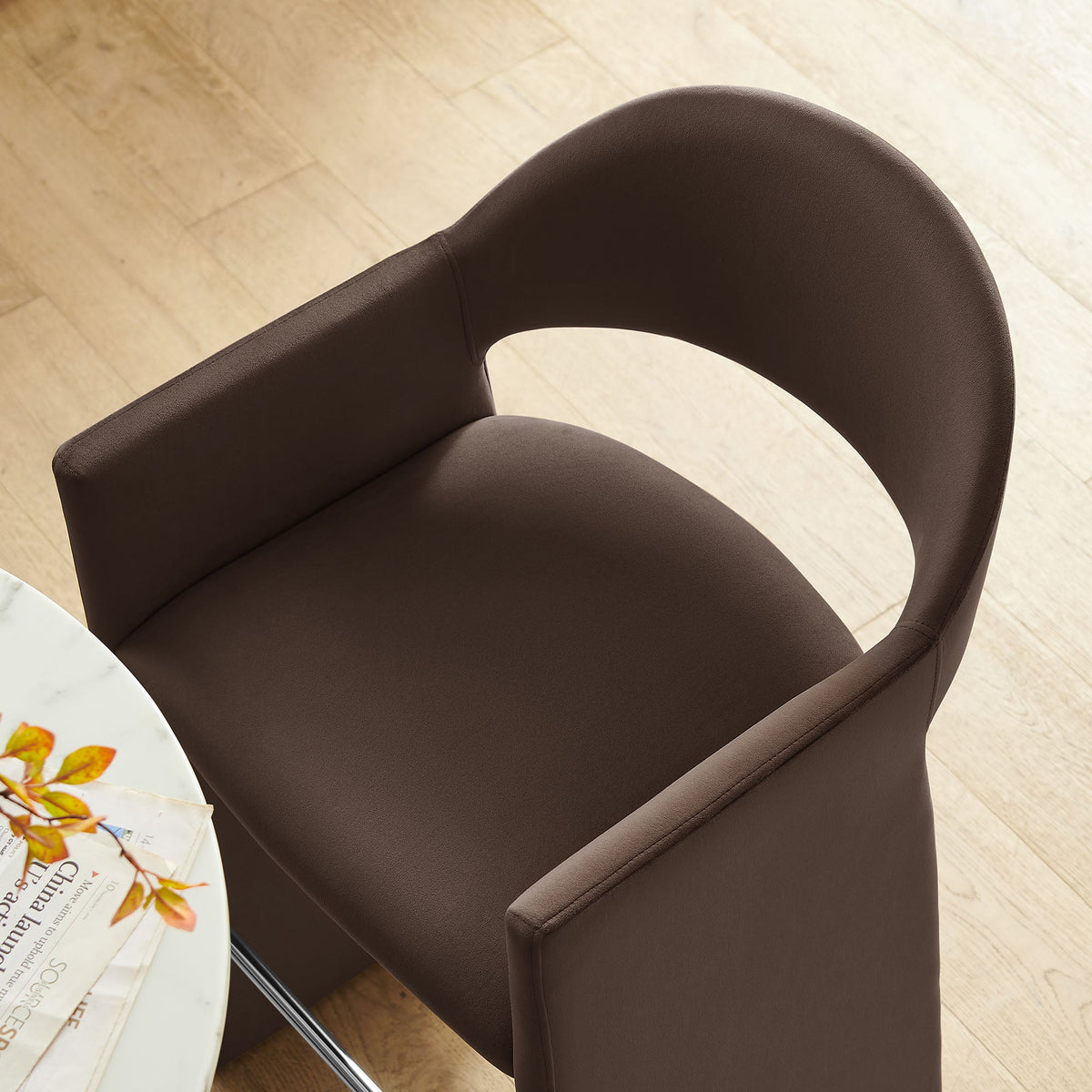 Talia 41 Inch Performance Velvet Bar Stool by Modway, photo 18 of 40
