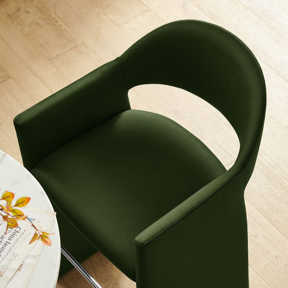 Talia 41 Inch Performance Velvet Bar Stool by Modway, photo 27 of 40