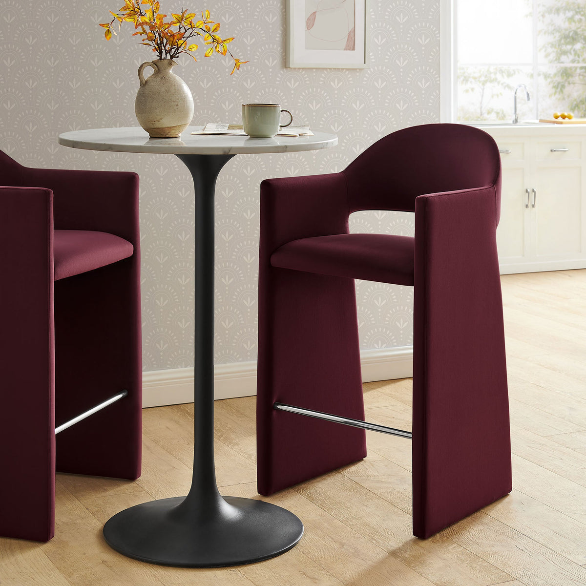 Talia 41 Inch Performance Velvet Bar Stool by Modway, photo 35 of 40