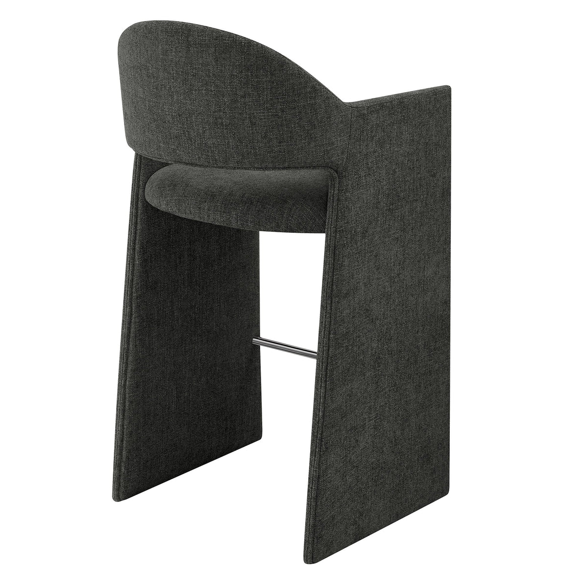 Talia 41 Inch Upholstered Fabric Bar Stool by Modway, photo 5 of 27