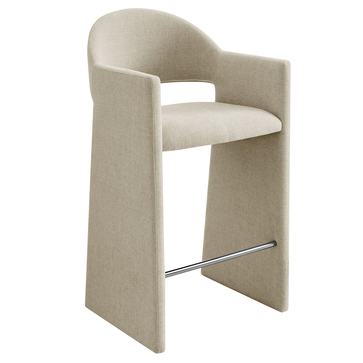 Talia 41 Inch Upholstered Fabric Bar Stool by Modway, photo 10 of 27