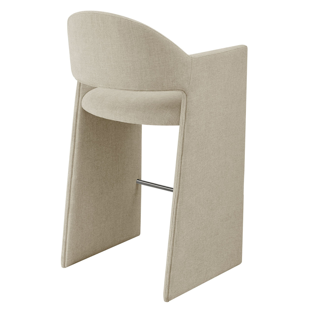 Talia 41 Inch Upholstered Fabric Bar Stool by Modway, photo 14 of 27
