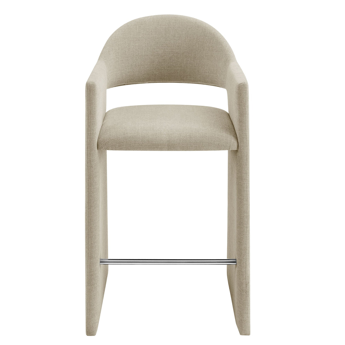 Talia 41 Inch Upholstered Fabric Bar Stool by Modway, photo 15 of 27