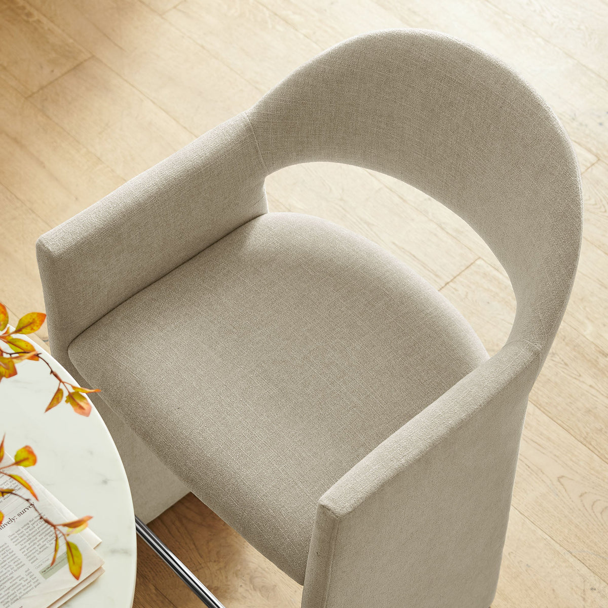 Talia 41 Inch Upholstered Fabric Bar Stool by Modway, photo 18 of 27