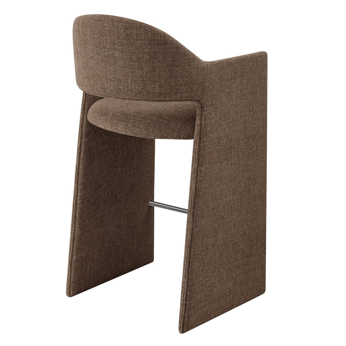 Talia 41 Inch Upholstered Fabric Bar Stool by Modway, photo 23 of 27
