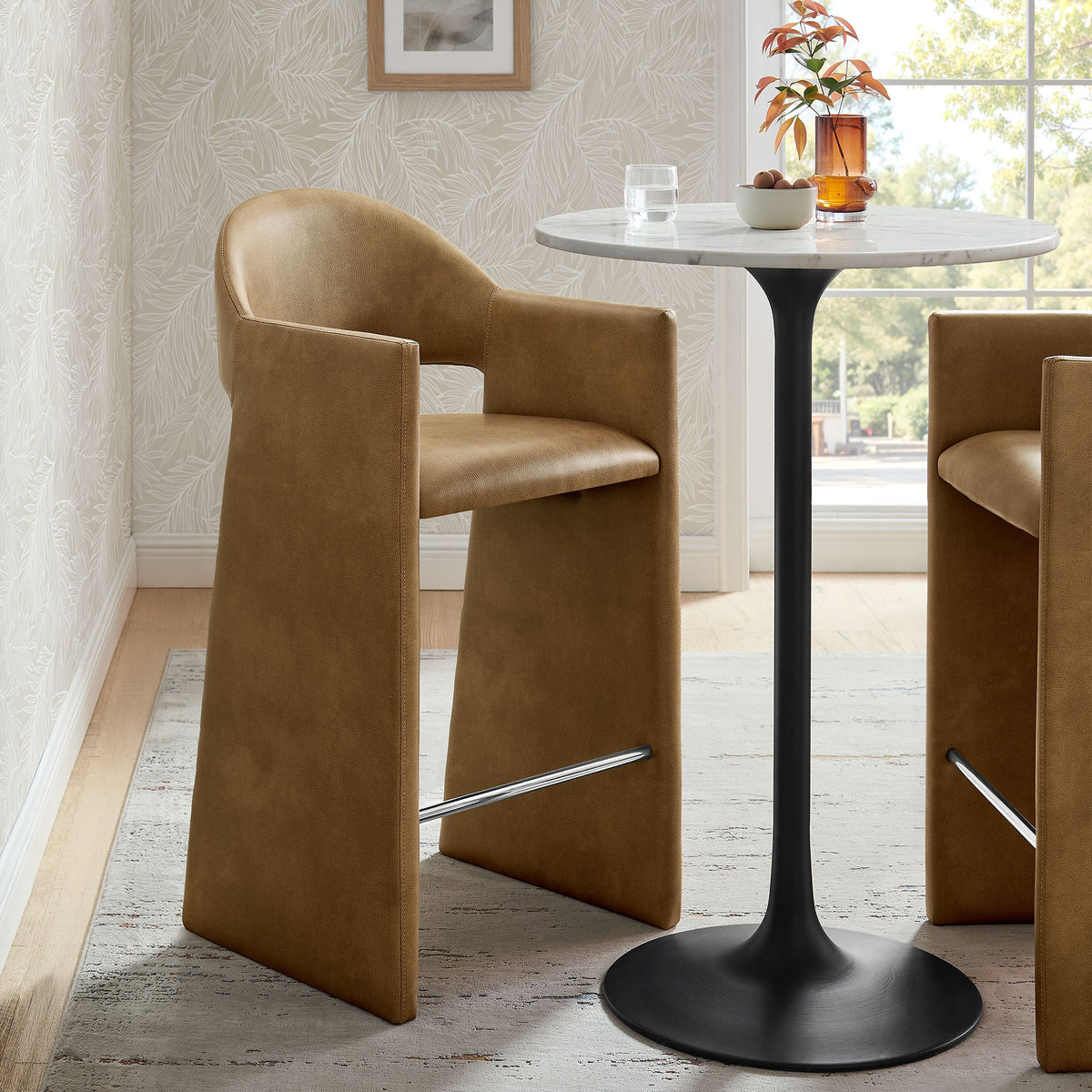 Talia 41 Inch Vegan Leather Bar Stool by Modway, photo 17 of 18