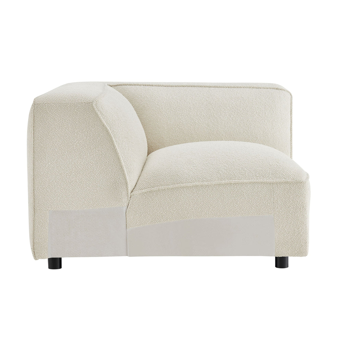 Auren Lattice Bouclé Upholstered Modular Corner Chair by Modway, photo 4 of 24