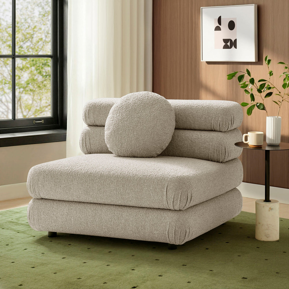 Jubilee Upholstered Modular Armless Chair by Modway, photo 8 of 22